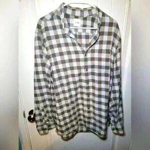 Rown long sleeve button down 100% cotton size large